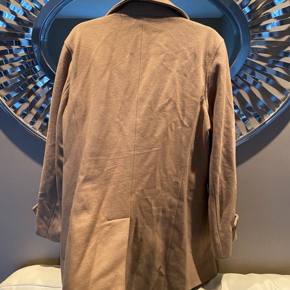 GAP XL (armpit 22 length 33) - Beige Brown Tan Camel pea coat jacket - Picture 9 of 14